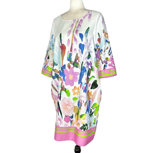 Erfo watercolour floral dress